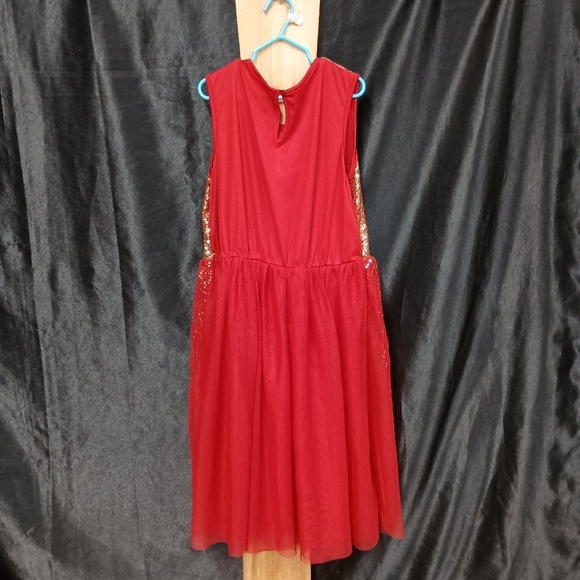 Wonder Nation Red and Gold Kids Formal Dress - Picture 4 of 12